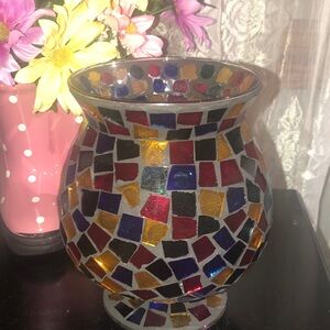 Multicolor Mosaic Vase